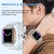 thumbnail image 5 of Correa para Apple Watch XYF transparente de 42/44/45 mm con funda protectora, 5 of 6