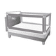 thumbnail image 2 of 3 barandas + soporte de cabecera Gris Para cama King 180x200x200 cm Altura colchón hasta 27 cm, 2 of 12