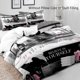 thumbnail image 3 of 3PCS Sexy Black Girl Duvet Cover Queen Set Pink Bag High Heels Get Naked Inspirational Quotes African American Bedding Set, 3 of 5