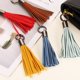 thumbnail image 4 of 4 Paquete de Llavero de Cuero con Borlas, Encanto de Bolsa para Mujeres, Naranja, 4 of 6
