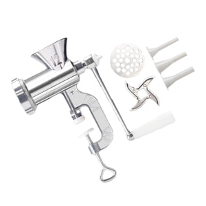 Magideal - Accesorios Para De Enema De Aleación De Aluminio Procesador De Alimentos Suministros De Cocina Relleno De Carne De Embudo De Grado , Salchicha + Carne Pi Estilo G