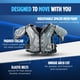 thumbnail image 3 of Hombreras de Fútbol Americano Sports Unlimited Xcalibur Juvenil, 3 of 9