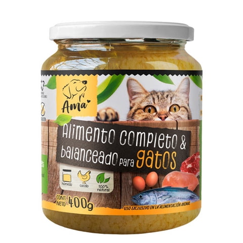 Ama - Alimento Húmedo Esterilizado Para Gatos 400 Gr