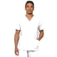 thumbnail image 1 of Scrub Top Dickies EDS Signature con cuello en V para hombre, color blanco, talla L, 1 of 7