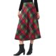 thumbnail image 4 of INSPIRE CHIC Falda Maxi Larga de Línea A de Cintura Alta a Cuadros Vintage para Mujer con Bolsillos 2XL Rojo Verde, 4 of 6