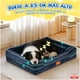 thumbnail image 2 of Cama Antiestres Perro Colchon Ortopedica 90x63cm Grande Tela Franela, 2 of 12