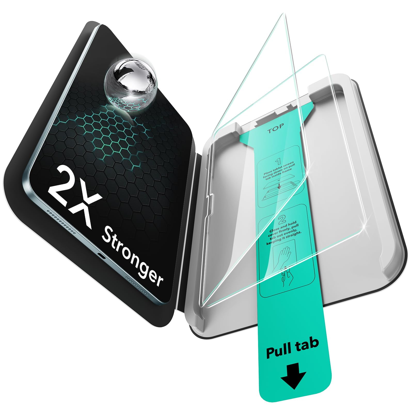 Protector De Pantalla Esr Para Ipad Air 11 M3/m2 2025/2024 2 Paquetes