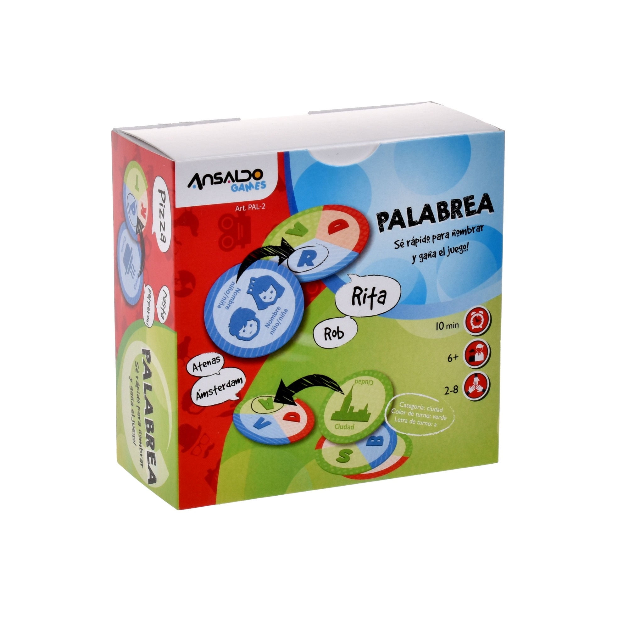 Ansaldo - Juego De Mesa Palabrea 2 Juego De Destreza