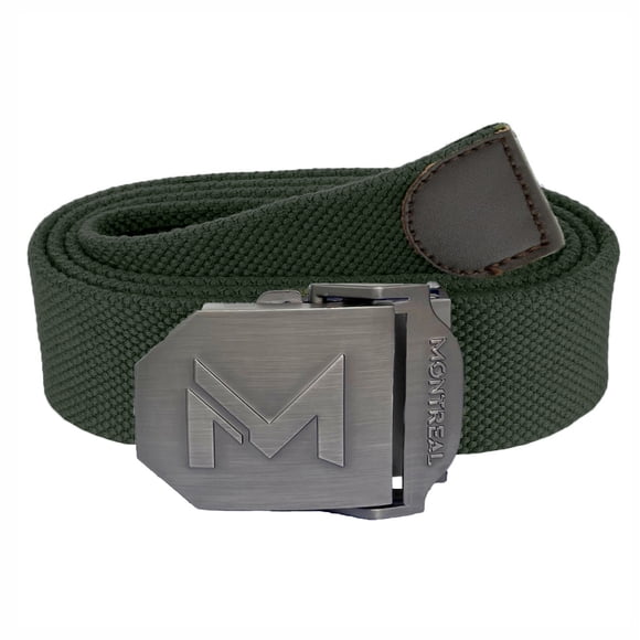 Cinturón De Lona Hebilla Metálica Unisex Ajustable