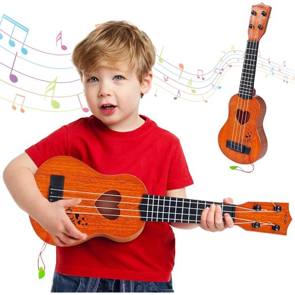 Ukelele Infantil Woozettn de 17 Pulgadas y 4 Cuerdas