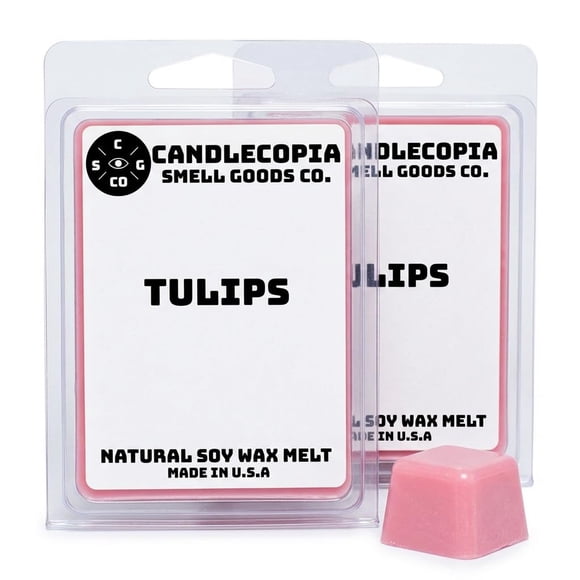 Candlecopia Tulips – Pack de 2 Cápsulas de Cera Aromática, 181 g