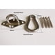 thumbnail image 2 of Kit para colgar hamacas de alta resistencia con capacidad de 1000 lb, ganchos ultraduraderos para hamacas, mosquetones para soportes de hamacas, hamacas, columpios, múltiples ganchos de suspensión par, 2 of 7