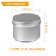 thumbnail image 2 of Latas para velas DINGPAI 27 piezas 60 ml 2 oz metal con tapas, 2 of 7