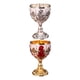 thumbnail image 5 of Copa De Vino De 2 Piezas Copa En Relieve Copa Elegante Vaso De Vidrio, 5 of 5