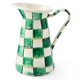 thumbnail image 1 of Jarra MACKENZIE-CHILDS Mediana Verde Esmeralda a Cuadros, 1 of 6