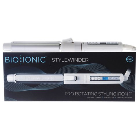 Plancha Rotatoria Bio Ionic Stylewinder Pro Blanco 1 Pulgada Mujer