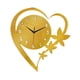 thumbnail image 4 of Reloj De Pared Acrílico Elegante Reloj Decorativo único Para Interior Oficina Dormitorio Oro, 4 of 5