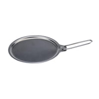 Ioensy - Vajilla De La Cubierta Del Plato Del Cuenco De La Tapa De La Olla De Camping Del 12,7 Cm De Diámetro Con Vajilla Con Mango