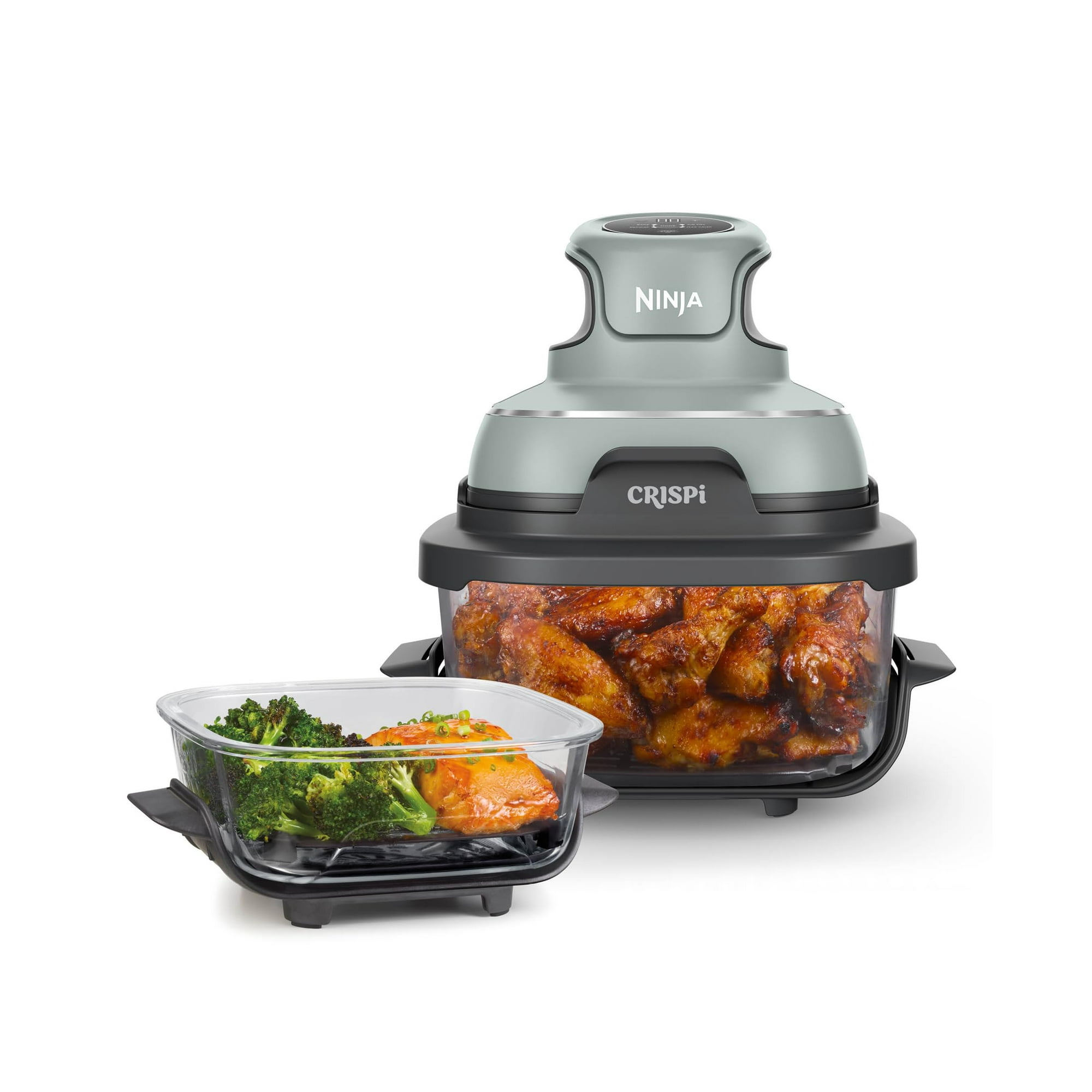 Air Fryer Ninja Crispi Fn101sg Con Contenidores De Vidrio - 4 Litros Y 1,5 Litros