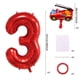 thumbnail image 2 of Decoraciones de fiesta para el tercer cumpleaños del camión de bomberos de Ledan, 2 of 6