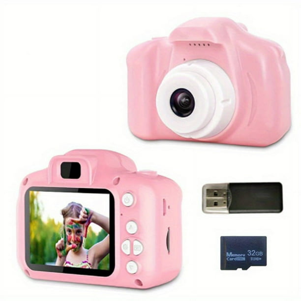 Children Kids Camera 32GB Memory Card Mini Educational Toys For Children Baby Gifts Birthday Gift Digital Camera 1080P Projection Video Camera