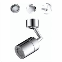 Genericio - Rociador De Grifo Con Filtro Universal Giratorio Color Plateado