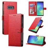 Funda Para Foxdock Samsung Galaxy S10E– Cuero Premium, 3 Ranuras Para Tarjetas, Protección Contra Impactos