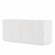 thumbnail image 4 of Gabinete de bufé con almacenamiento,4 puertas Moderno Accent Storage Sideboard,Lujoso bufé de gabinete de piso con antidumping independiente para cocina, 4 of 5