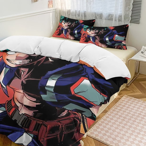 My Hero Academia Anime 3-Piece Twin Bed Set Fade-Resistant Microfiber