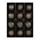 thumbnail image 1 of 12 Bolas Colgantes Navideñas De 3,15 Pulgadas, Versátiles Y Rústicas, Para Decorar El árbol De Navidad, En Negro Y Dorado., 1 of 5