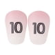 thumbnail image 3 of 1 Par De Espinilleras De Fútbol, Almohadillas Protectoras De Entrenamiento Para Hombres, Niños, Niñas, Rosa, Blanco Y XS, 3 of 3