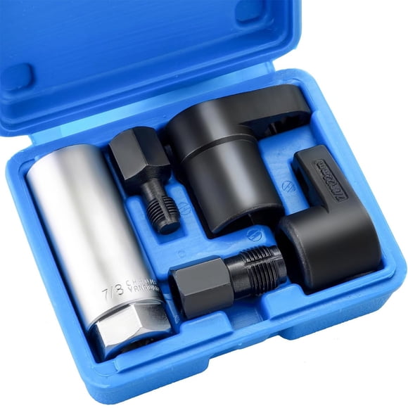 Juego de 5 piezas de vasos para sensor de oxígeno DASBET 22 mm, tracción 3/8" y 1/2"