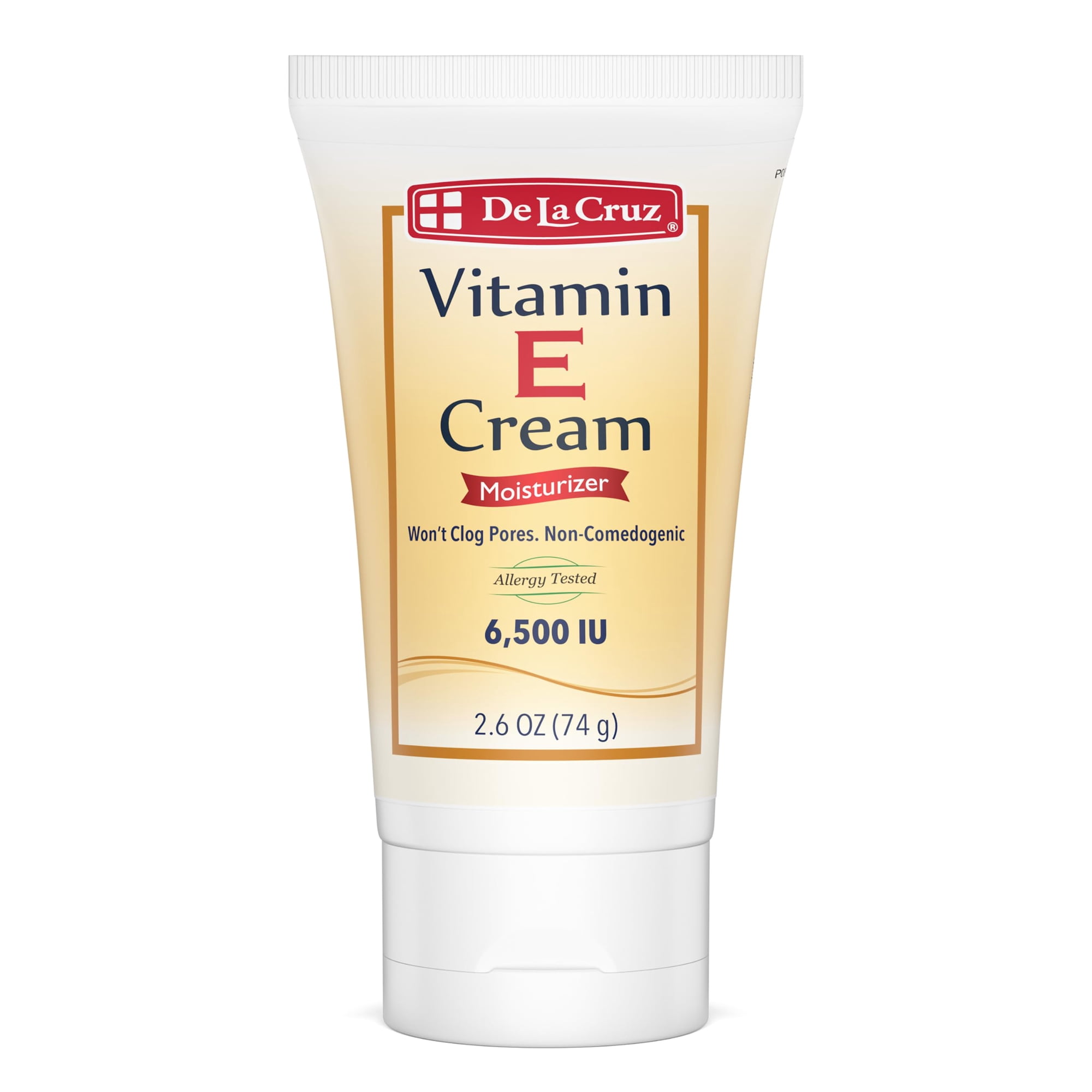 Crema Hidratante De Vitamina E De La Cruz Para Rostro Y Cuello 75 Ml