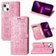 thumbnail image 2 of Funda Cartera FOXDOCK para iPhone 13 Mini , Flip PU con Relieve de Gatos y Perros, Tarjetero y Soporte, 2 of 6