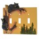 thumbnail image 3 of Funda de pared con triple interruptor Pine Ridge Black Bear, 3 of 6