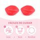 thumbnail image 3 of Pezoneras Adhesivas Forma  de Labios Rojos RYWC-268, 3 of 8