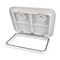 Ioensy - Tapa De Escotilla De Acceso A Cubierta De Barco Marino, Tapa Rectangular De Escotilla De Barco Para Barco, Kayak, Rv, 353Mm X 606Mm