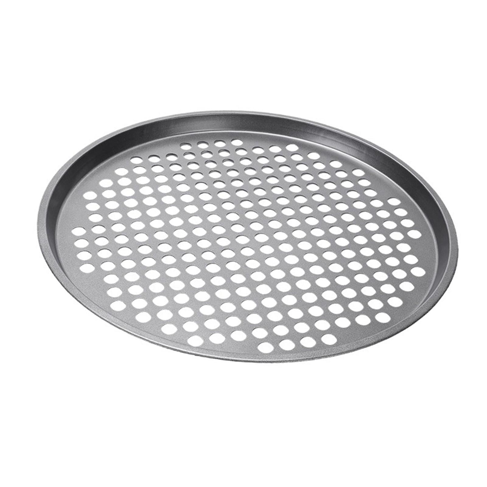 Magideal - Molde Para Pizza Con Agujeros, Herramienta De Cocina Para Panadería, Calentamiento Rápido, Práctico Molde Para Pizza Con Queso, Recipiente Para Hornea 36 Cm