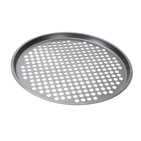 Magideal - Molde Para Pizza Con Agujeros, Herramienta De Cocina Para Panadería, Calentamiento Rápido, Práctico Molde Para Pizza Con Queso, Recipiente Para Hornea 36 Cm