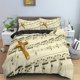 thumbnail image 1 of Musical Symbols Bedding SetDuvet Cover Comforter Bed Set Quilt Cover Pillowcase Boys Girls Adults, 1 of 5