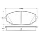 thumbnail image 2 of Pastillas Freno para auto Mazda CX-5 2017-2023 Delantero, 2 of 4