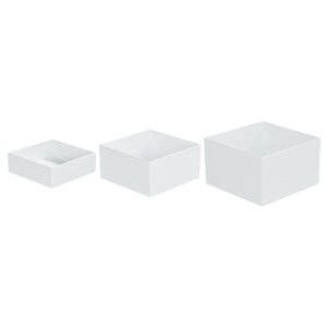 Bothyi - 3 Cajas De Acrílico Para Exhibir Alimentos, Elevadores Para Figuras De Acción, Joyería Y Catering, De 3, 4 Y 5 Pulgadas