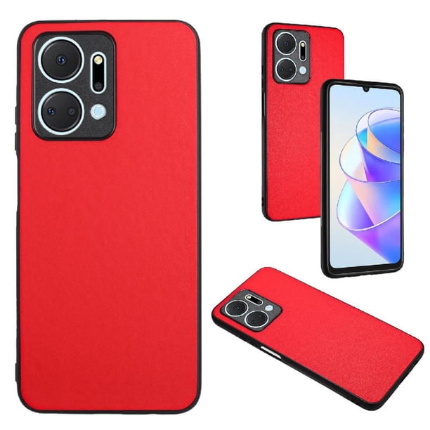 Funda Antigolpes para Honor X7A Cubierta Delgada Rojo
