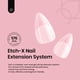 thumbnail image 2 of Gel Nail Tips Beetles, 576 unidades, extra cortas, con forma de almendra, uñas postizas, 2 of 8