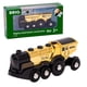 thumbnail image 2 of Locomotora Toy Train BRIO World 33630 Mighty Golden Action, 2 of 6