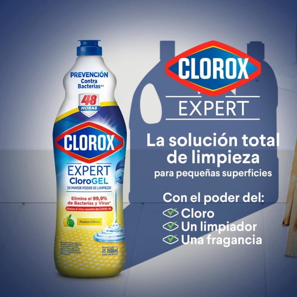 Cloro Gel Pureza Cítrica Botella, 1500 ml | Lider