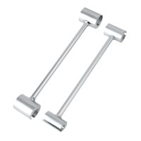 Bothyi - 2 Llaves De Ajuste De Espacio Para Bisagras, Herramienta De Ajuste De Bisagras De Puerta Resistente Y Fácil De Usar, Color Plateado