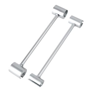 Bothyi - 2 Llaves De Ajuste De Espacio Para Bisagras, Herramienta De Ajuste De Bisagras De Puerta Resistente Y Fácil De Usar, Color Plateado