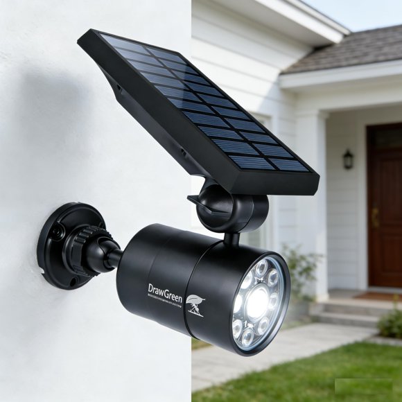 Luz Solar DrawGreen 1400LM 9W con Sensor de Movimiento