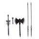 thumbnail image 5 of Simulación Lanza Hacha De Batalla Duelo Espada Juguetes Para 1/6 Accesorio De Soldado, 5 of 6